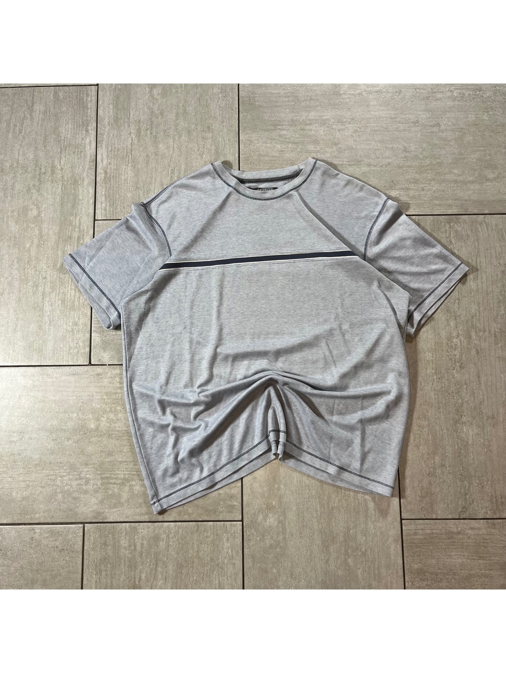 Mexx Gray Short Sleeve Casual T-Shirt Large